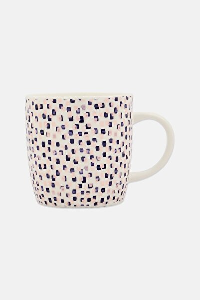 Kitchen Craft Ceramic Graphic Print Mug 425 ml, Multicolor