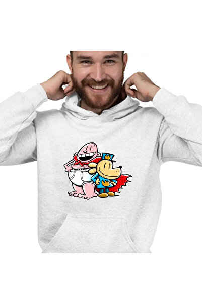 OEM Men's Hoodie Dog Man The Adventures of Captain Underpants Underpants