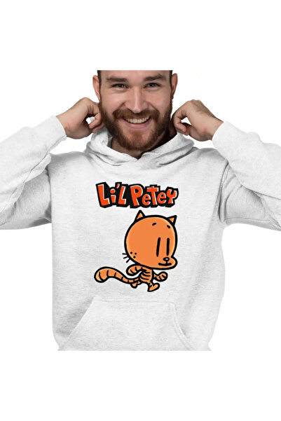 OEM Men's Hoodie Dog Man Lil Petey Cat Dav Pilkey