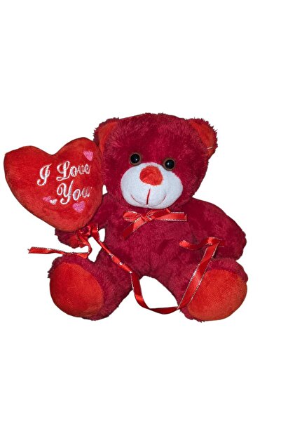 AnoaSales Teddy bear with heart, 20 cm