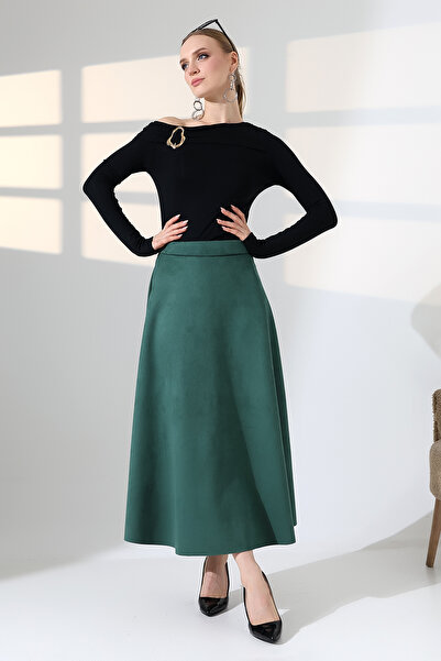 lubiti Long Suede Skirt Flawless/Mevlana Model