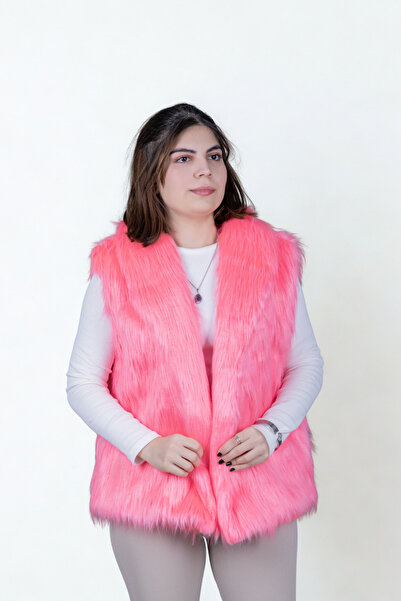 CELİORA STYLE Kadın Suni Kürk Yelek – Astarlı, Hafif, Rahat Kesim, Günlük Şık...
