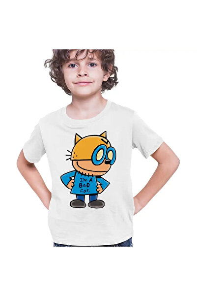 OEM Tricou Copii Baieti Dog Man Bad Cat Capitan Chilot Dogman