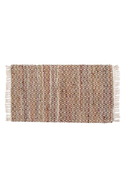 OEM Decorative Rug, Brown, 60x100cm, with Fringes