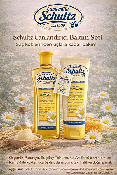 Schultz Açık ve Renkli Saçlar İçin Canlandırıcı 2li Bakım Seti Şampuan + Saç ...