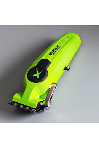 BIRAI Aparat de tuns profesional BRDPRO CUT, 7000 RPM, 2000mAh, lame din oțel inoxidabil, verde deschis