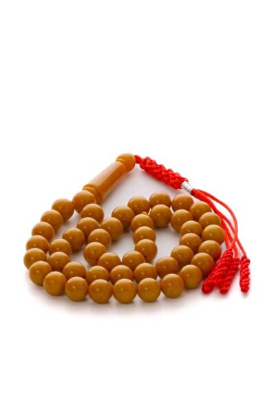 Shaka Khatam مسبحة فاخرة من غبار الكهرمان، 45 حبة