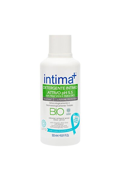 Intima plus Set of 2 x Aloe Vera and Mallow Liquid Soap, 500 ml