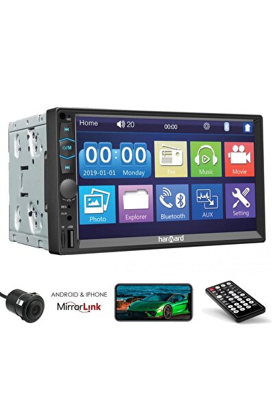 harward HR-G754 Double Teyp 7 İnç 4x50 Watt Mirrorlink