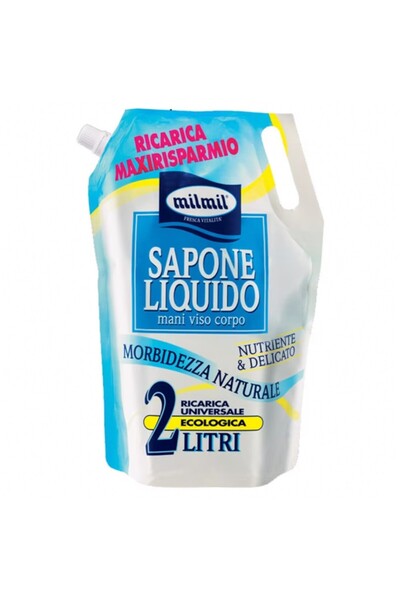Mil Mil Set 2 x Sapun Lichid Rezerva Mil Mil, 2 l
