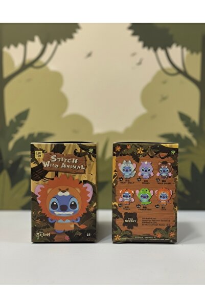 SYS PREMİUM - Labubu, Stitch Hayvan Temalı Blind Box, Figür, Wild Animal Pelu...
