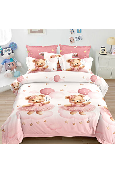 OEM Lenjerie de pat pentru pat de 1 persoana, 4 piese, Finet, DREAM-0835