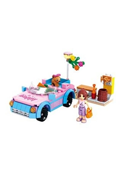 JACQUELINE Building Blocks Convertible Car 150 Pieces