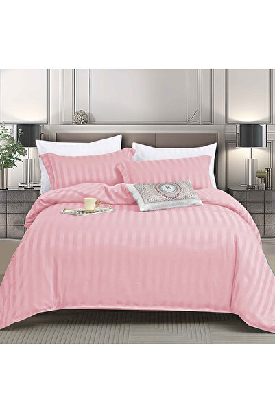 OEM Lenjerie de pat damasc pentru pat de 1 persoana, 4 piese, Finet, DREAM-0852