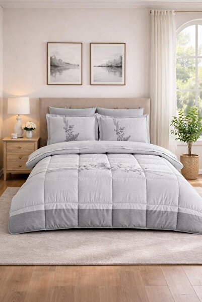 Özdilek Helecho Double Sleeping Set - Gray