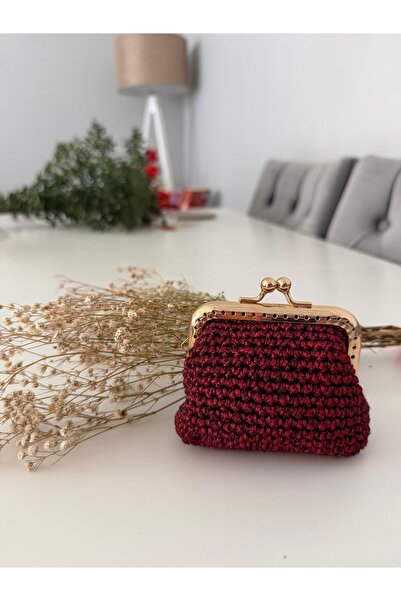 Canbutik Handmade mini knitted coin purse