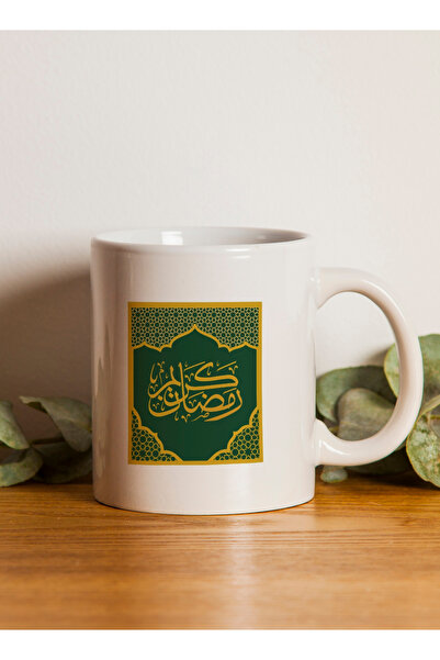 LOWHA 11 oz Ceramic Mug with Ramadan Kareem Design