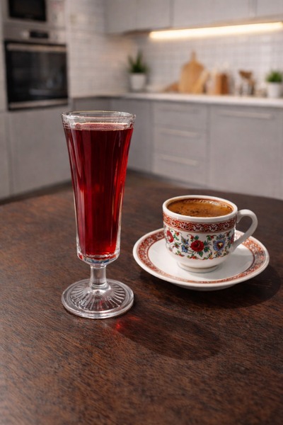 YUVAYAÖZEL 6'lı Flüt kahve yanı bardagı