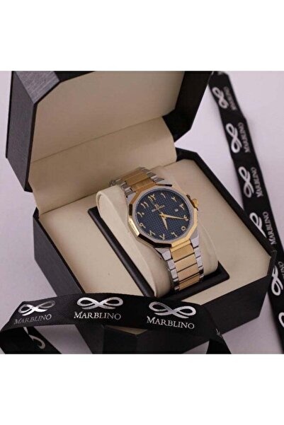 marblino Men's Watch Steel with Arabic Numbers