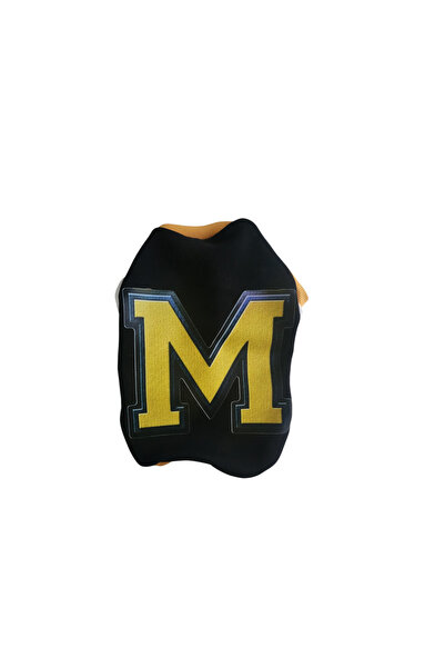 atelyu Cat Dog Outfit Black m Printed Sweatshirt Coats Cardigan