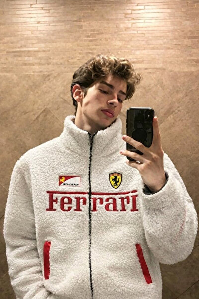 HOUSEOFGRIZZLY Oversized Ferrari Double-Sided Jacket