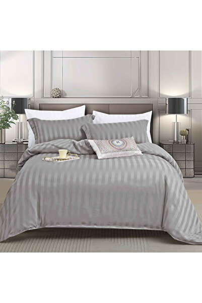 OEM Damask bed linen for 1 person bed, 4 pieces, Finet, DREAM-0848