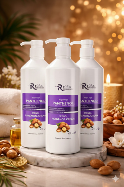 Rufus كريم مرطب بانثينول 500 مل، مجموعة من 3 قطع
