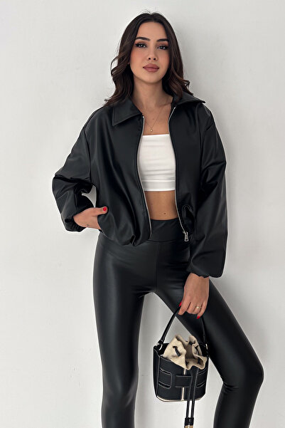 Noa&Noa Women's Zippered Leather Jacket – Urban Pulse