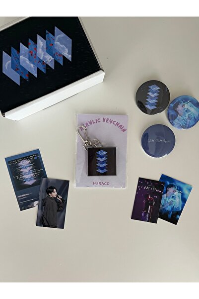 Hara Company Bts Jungkook Still with You Set (Badge, Keychain)