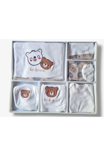 BEGONYA BEBECE KIDS Baby Set Newborn 10 Pieces Lux Group Cotton Cotton
