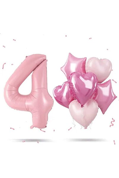 ÇITIPITISTORE Set de baloane de petrecere cu inimioare și numere din folie, d...