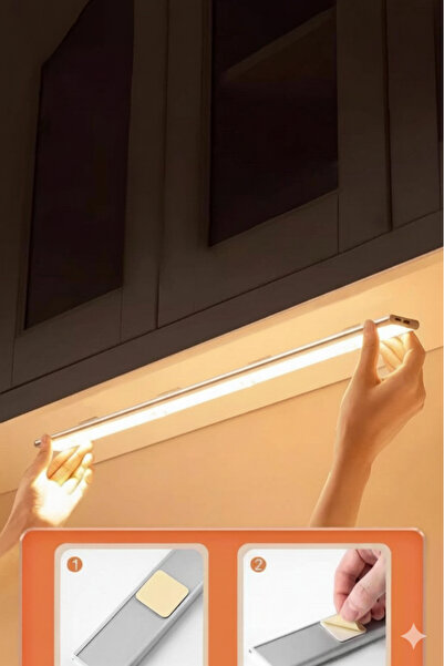 Generic Versatile LED adhesive light for cabinets, rechargeable and Wi-Fi ena...