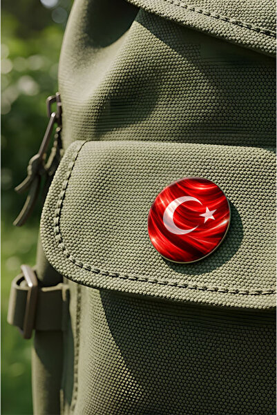 iBerk (5 Adet) Türkiye – Türkiye (Turkiye) – Abstract Ülke Bayraklı Buton Çan...