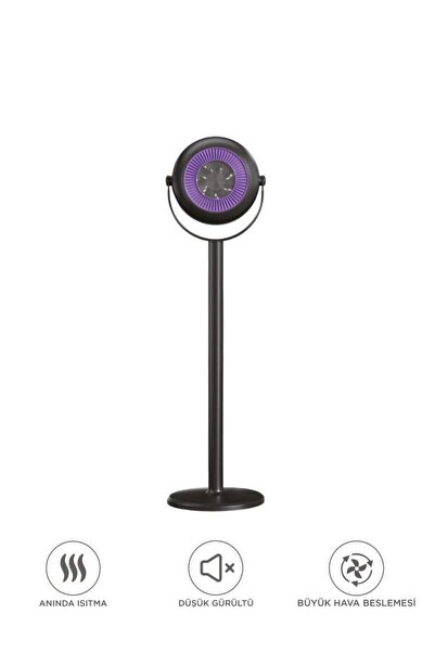 Başkenttekno Ayaklı Isıtıcı Fan 800W | Sessiz Çalışma | Hızlı Isıtma | Aşırı ...
