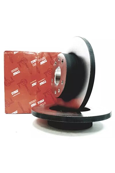 TRW Disc de frână, 262x51mm, 5 găuri, negru, set cu șuruburi