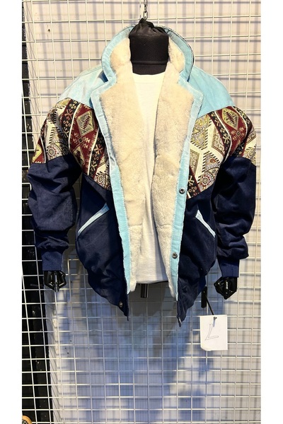 AZTEK VİNTAGE AZTEK KÜRKLÜ OVERSİZE VİNTAGE MONT