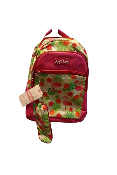 Joys' Kids Joys kids luxury triple primary school bag set-flamingo