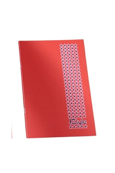 umut oyuncak bujiteri دفتر ملاحظات مربعات A5 PP KP مُخيط 60 YP - أحمر