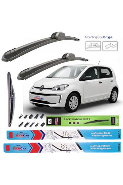 TEAMCAR Wipers Volkswagen Up! (121) 2011-2023 – Complete Set