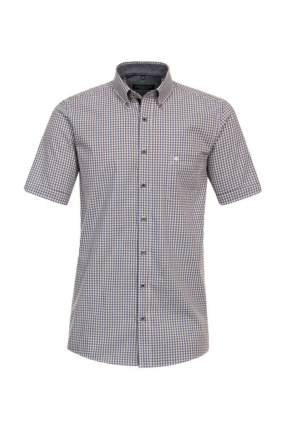 CASAMODA Kurzarm Business Hemd für Herren