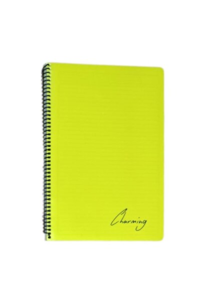 Tokaç دفتر ملاحظات A4 PP KP حلزوني 72 ورقة مسطر - أصفر