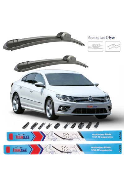 TEAMCAR Wipers Volkswagen CC (358) 2011-2016