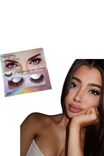 Stone Family Siyah Renk Yoğun 3D Volüm İpek Takma Kirpik