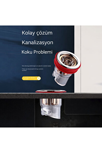 Mode Cool Gider Koku Önleyici Sifon | Duş & Banyo İçin Geri Akış ve Böcek Kor...