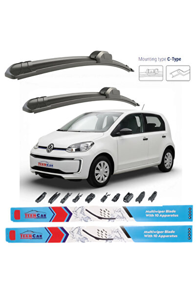 TEAMCAR Wipers Volkswagen Up! (121) 2011-2023 – Front Set
