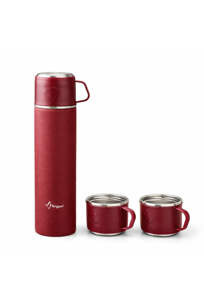libescarf Penguin Thermos Set with Cup, Stylish and Elegant Design