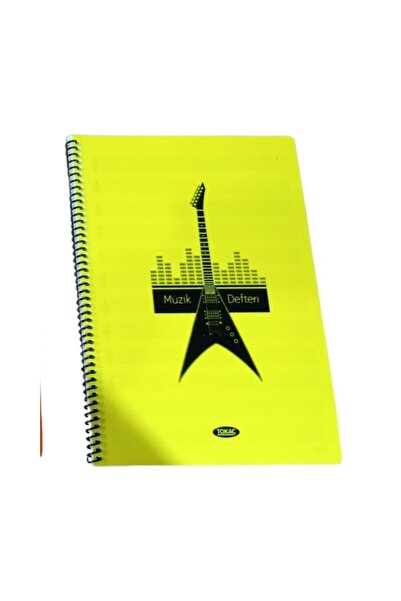 Tokaç A4 Music Notebook Spiral Bound Pp Cover 40 Yp-Yellow Electronic Guitar