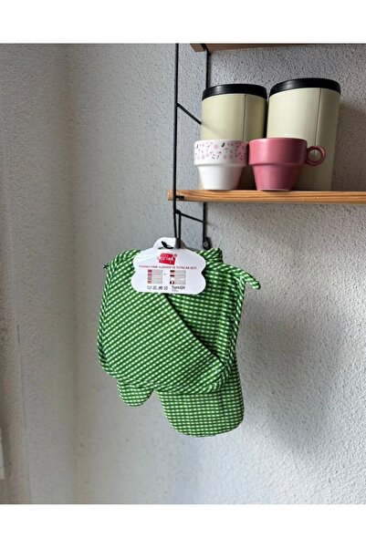 IZAHOUSE LIVING Fırın Eldiveni ve Tutacak Seti