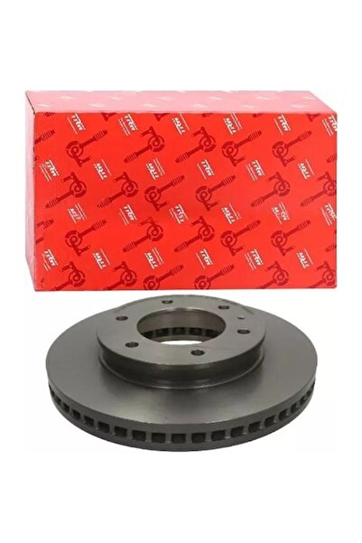 TRW Disc de frână ventilat, 302x61mm, 6 găuri, negru