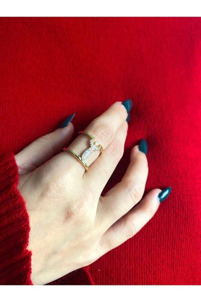 milayk Gold Tunnel Ring